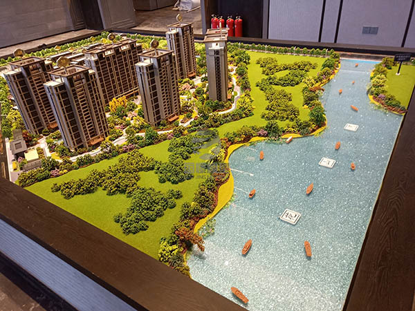 红河县建筑模型