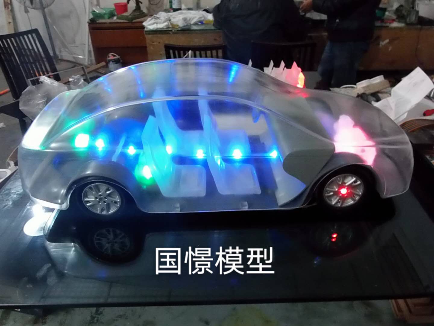 红河县透明车模型